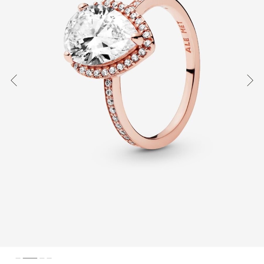 Pandora Rose Gold RING SET!!! 2 RINGS